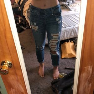 American eagle high waisted tomgirl jeans